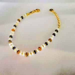 18k Gold PVD Bohemian Natural Stone Bracelet