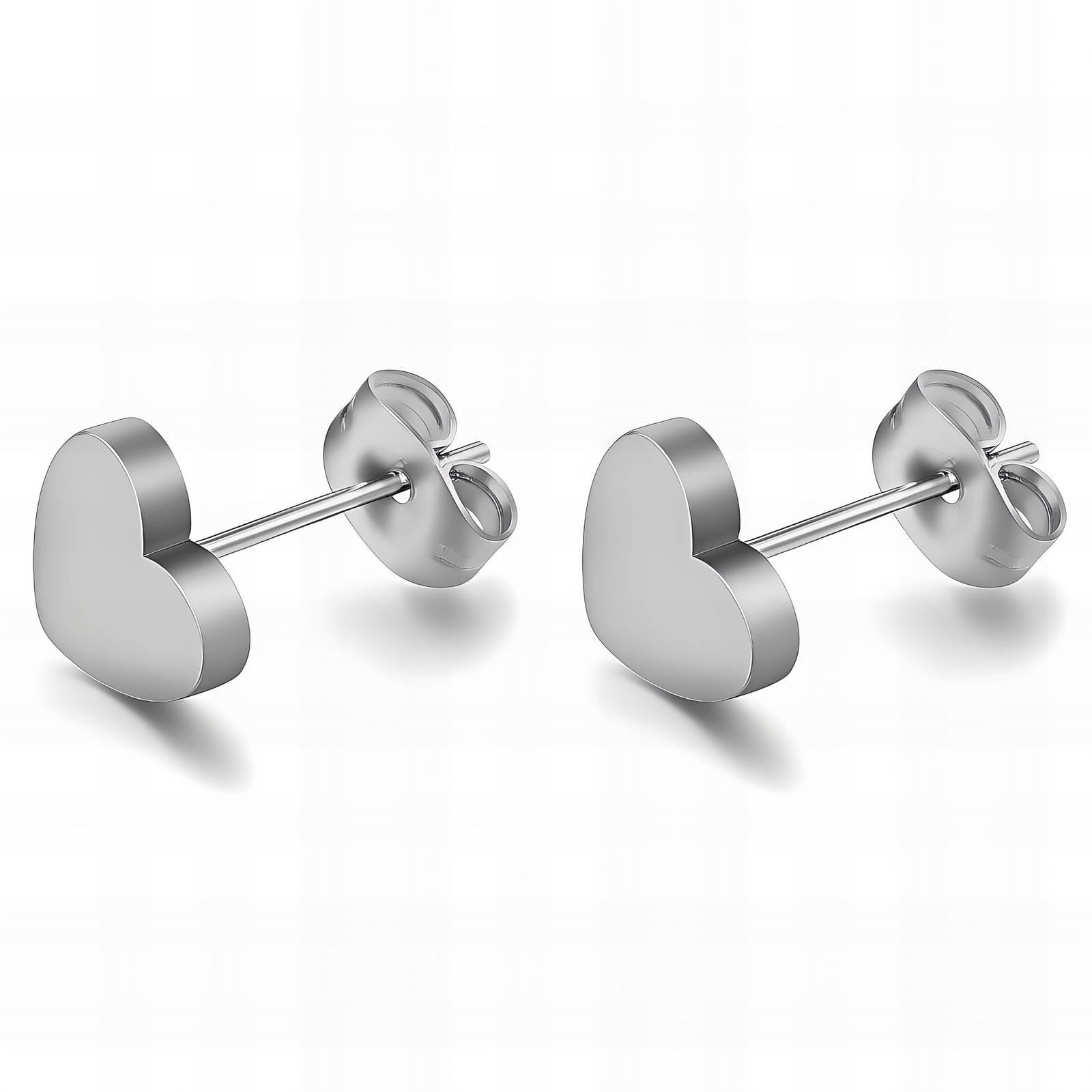 Small Heart Stud Earring