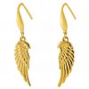 18k Gold PVD Wing Earring