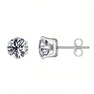 Cubic Zirconia Stud Earring