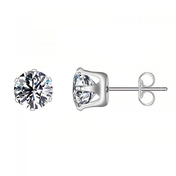 Cubic Zirconia Stud Earring