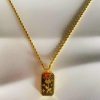18k Gold Tarot necklace