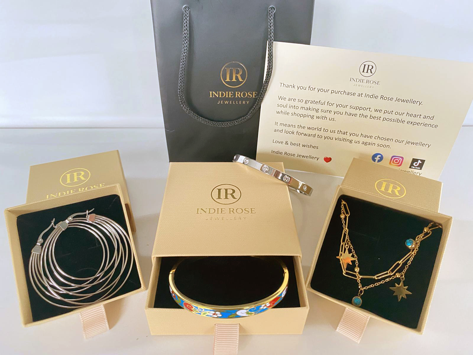Indie Rose Jewellery Packaging