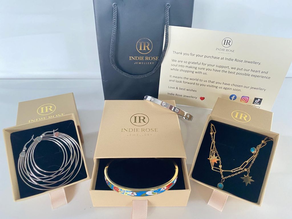 Indie Rose Jewellery Packaging
