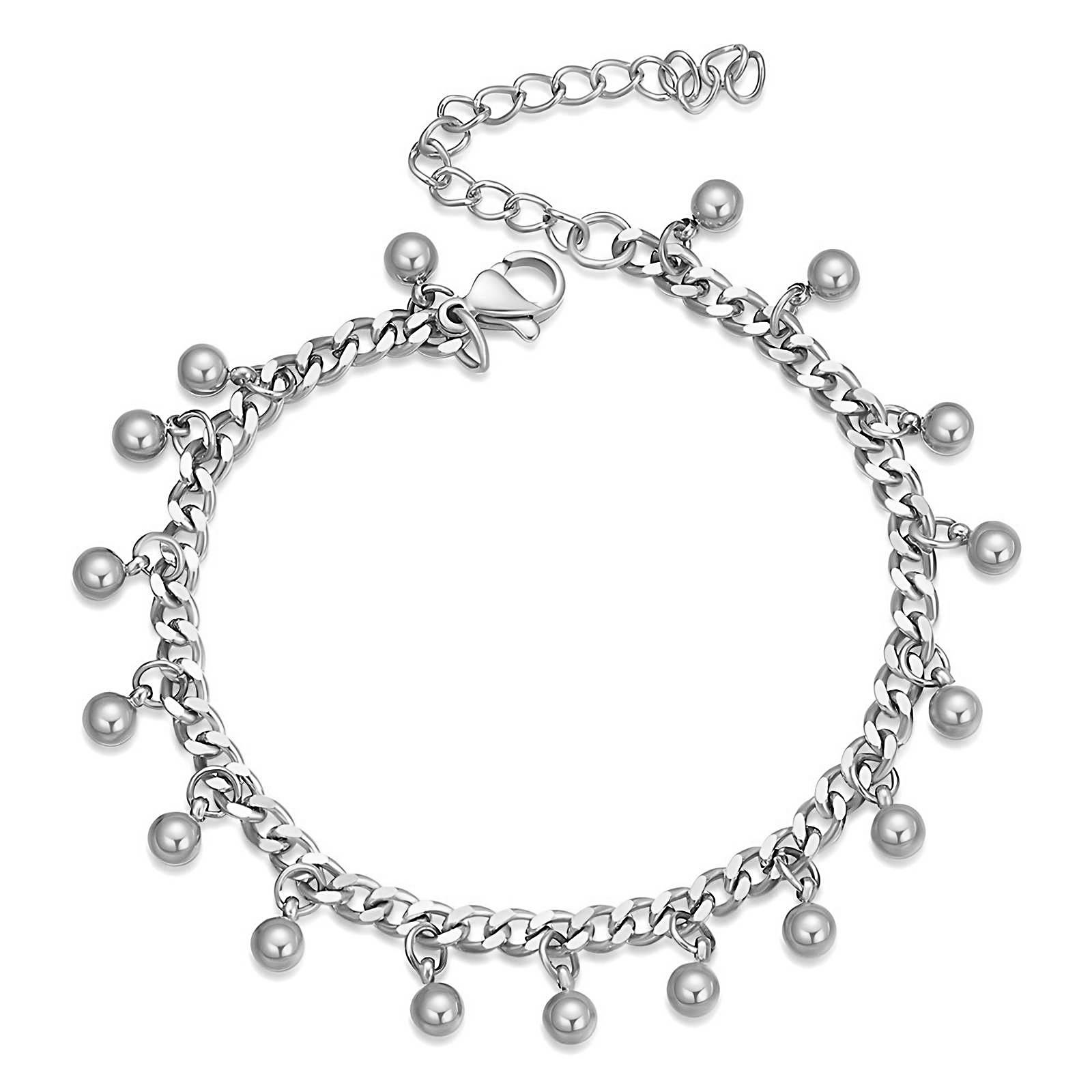 Silver Bead Bracelet