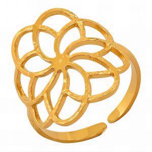 Golden Bloom Ring