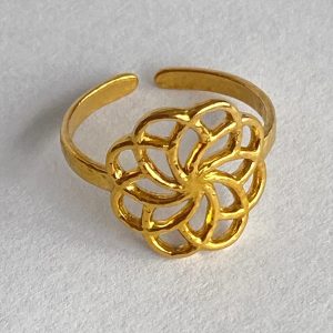 Golden Bloom Ring