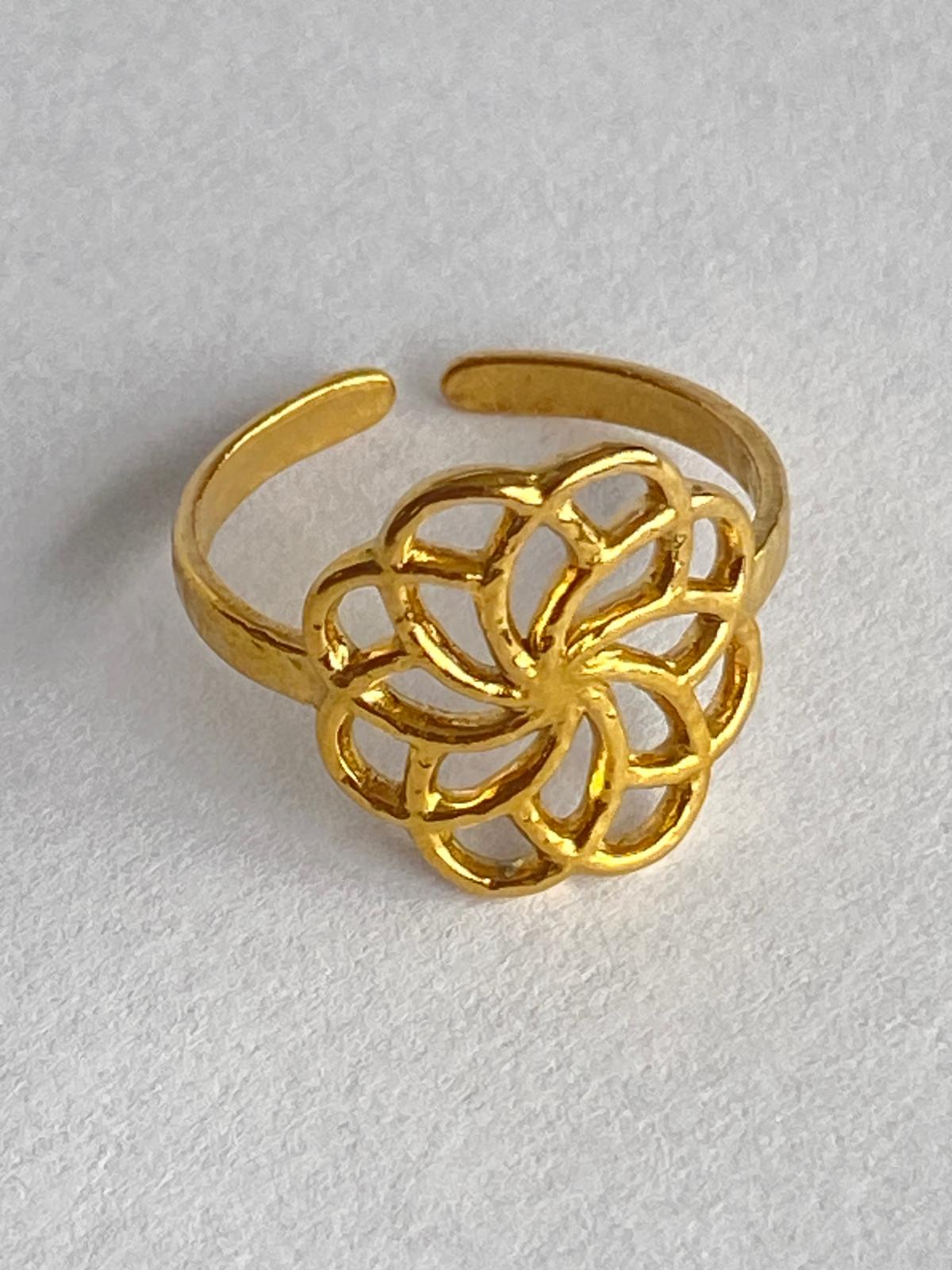 Golden Bloom Ring