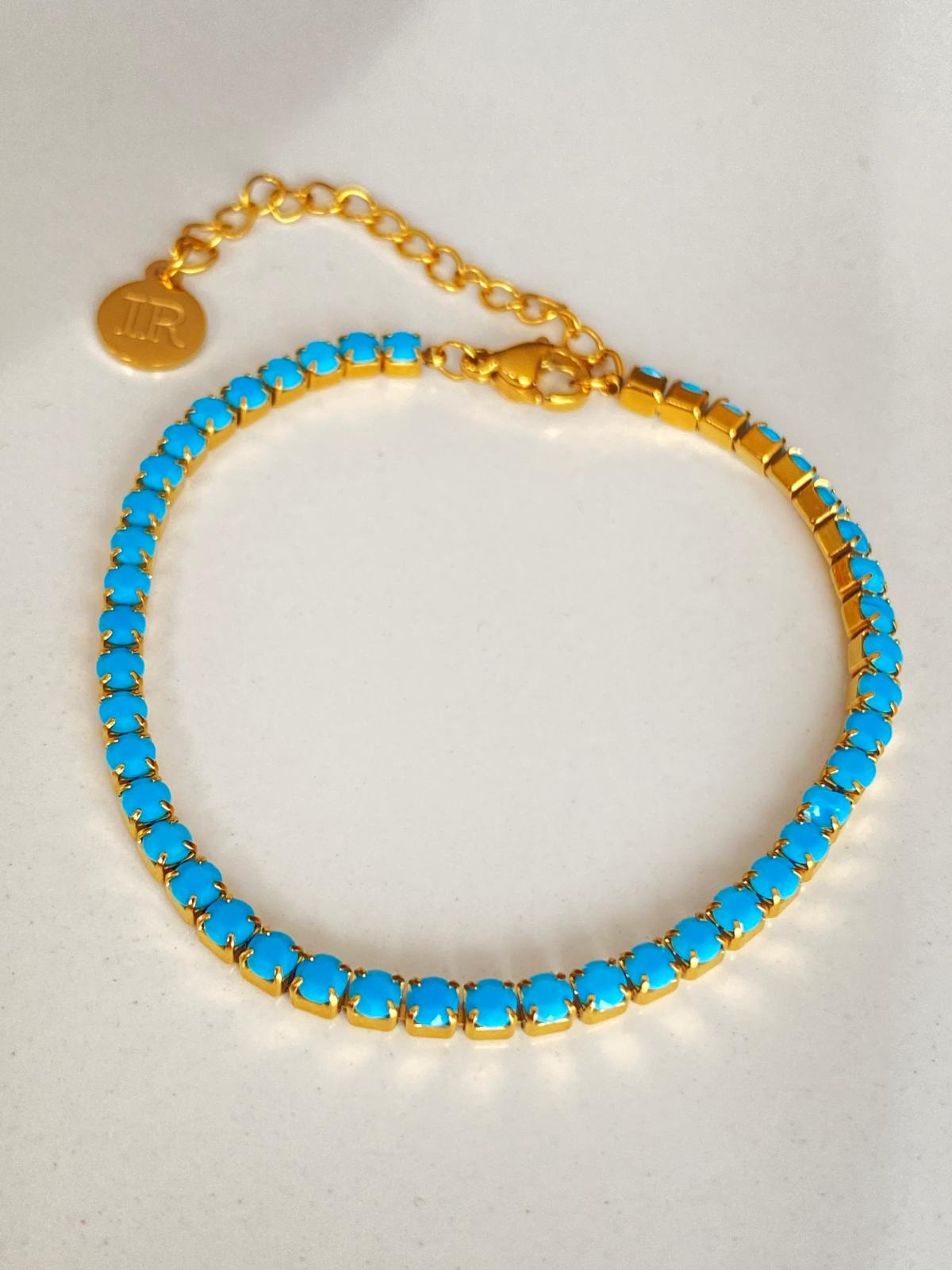 Turquoise Stone Tennis Bracelet