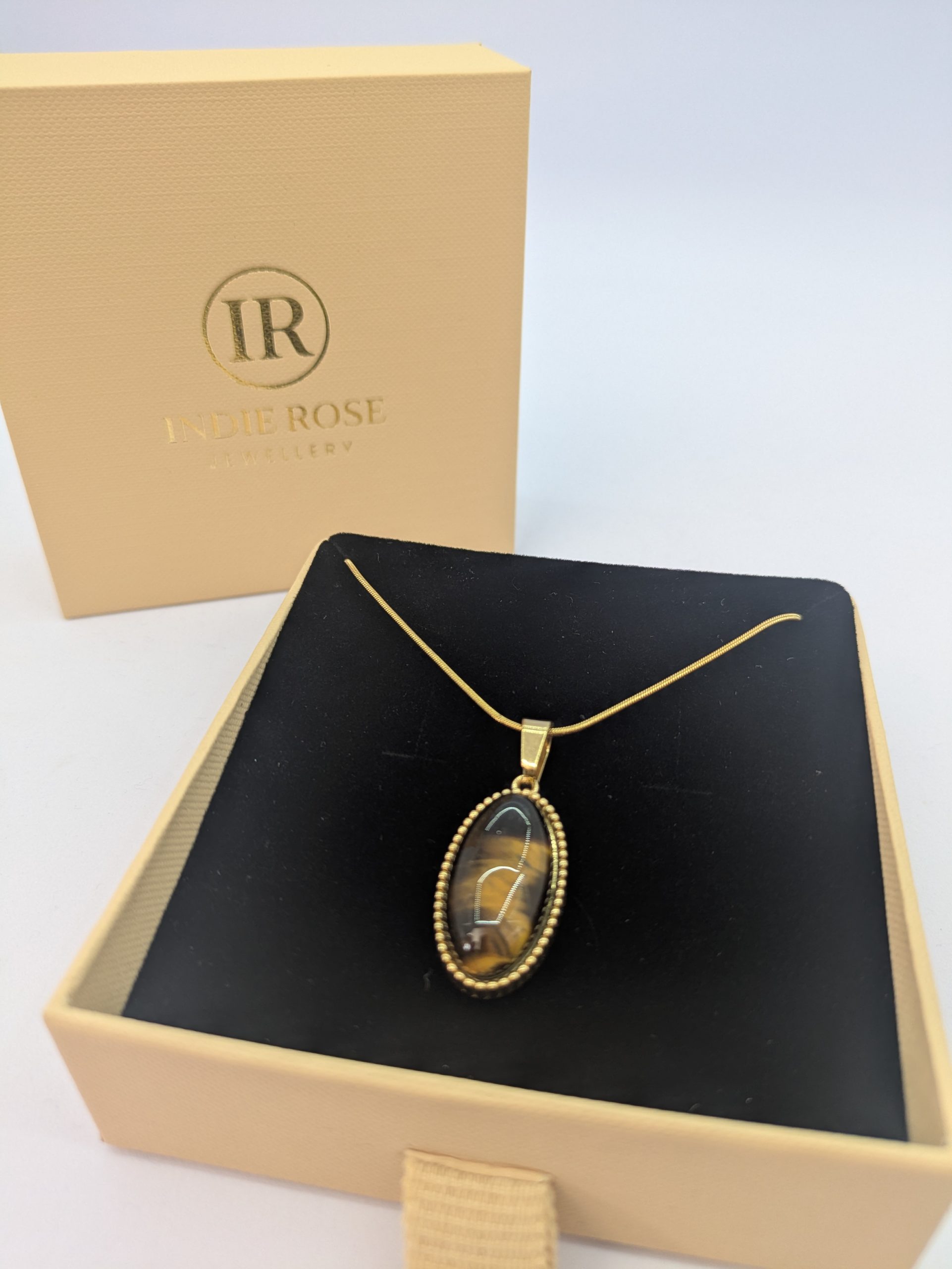 Nala Tiger Eye Pendant Necklace