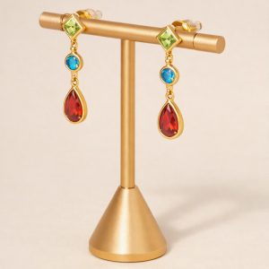 Saffron Drop Earrings
